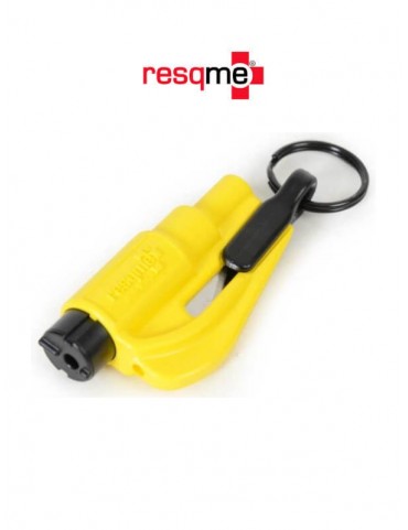 Porte clés Resqme brise vitre coupe ceinture