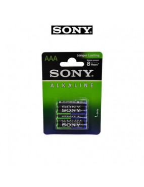 Lot de 4 piles AAA (LR03) Alcalines 1.5V AM4 Sony